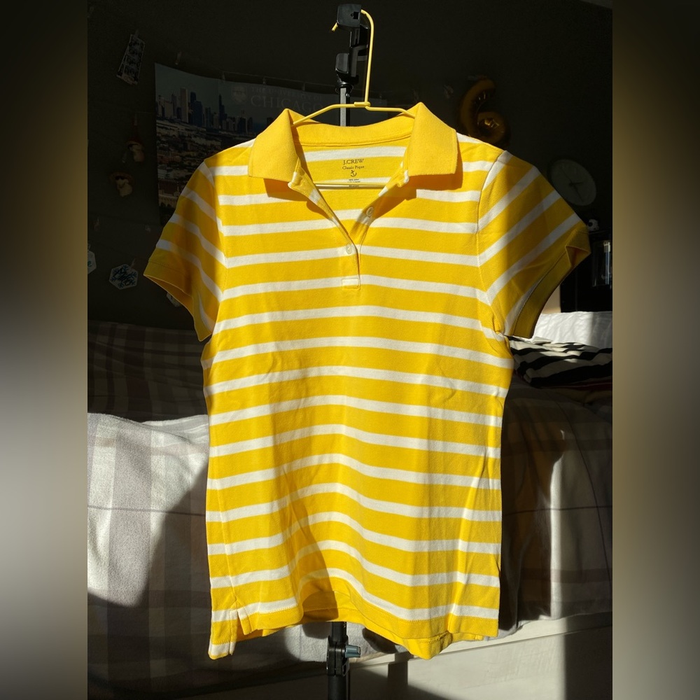 J.Crew Polo Shirt (Yellow, M)